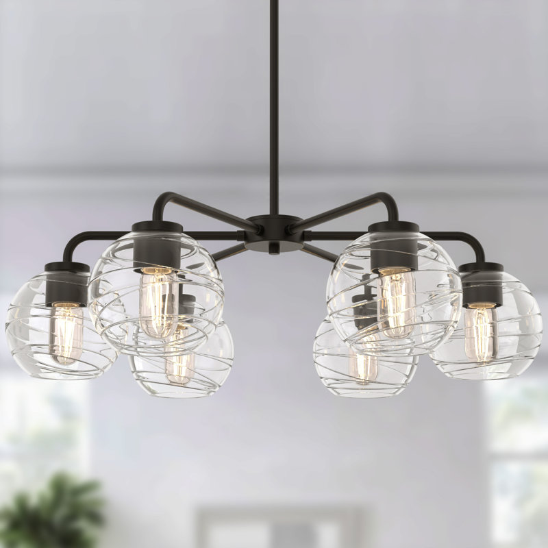 Lustre 6 lumières Aleya Kichen Island