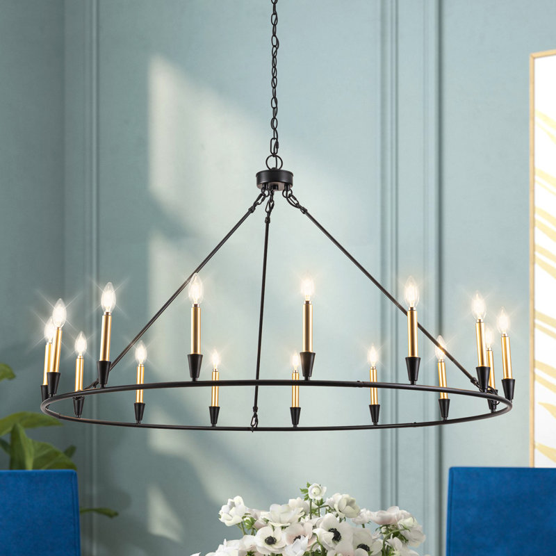 Lustre extra large à 15 lumières Beckville