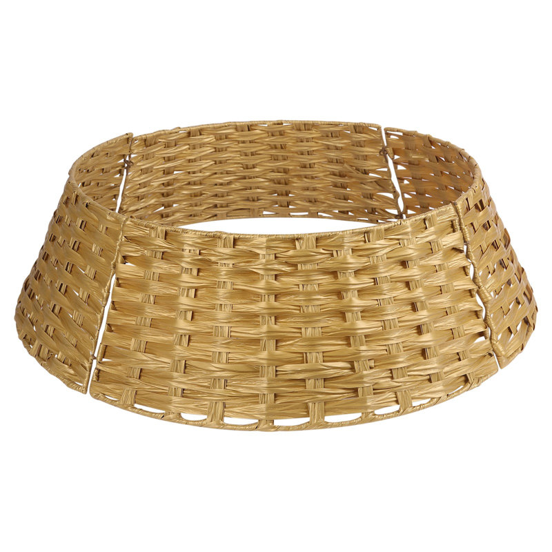 Adalee Polyethylene Tree Skirt, Gold