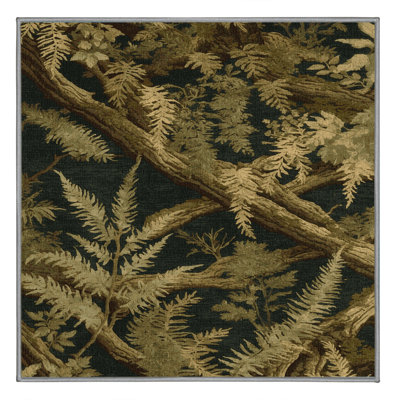 Tapis brun lavable à la machine