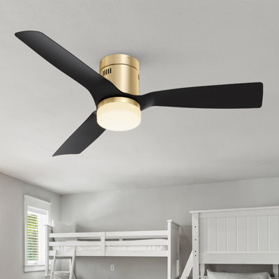 Ventilateur de plafond encastré Striver Smart avec télécommande et ensemble d'éclairage inclus