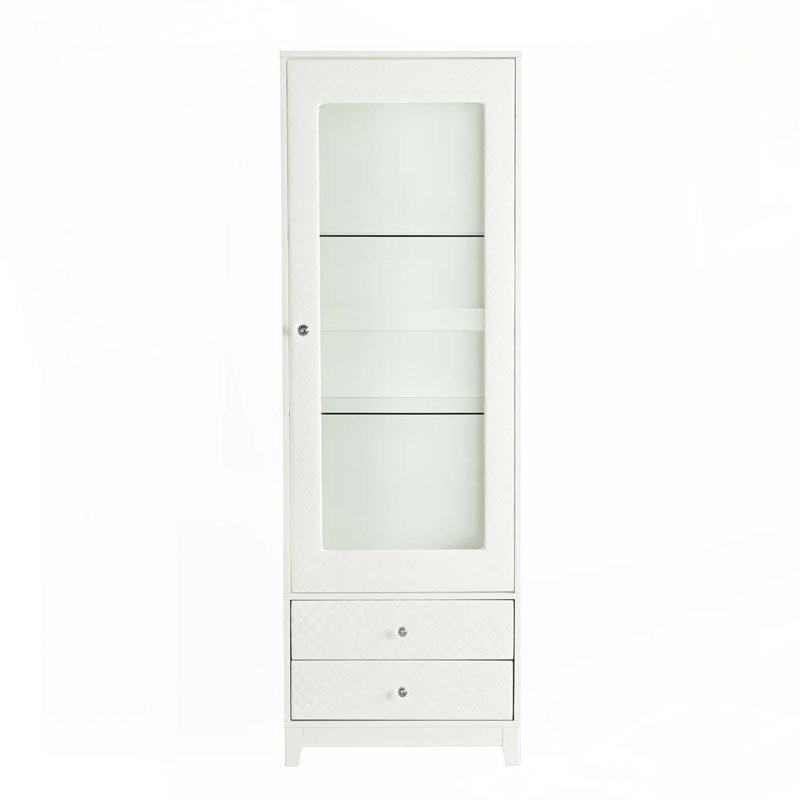 Vitrine avec plafonnier réglable à DEL 5 couleurs