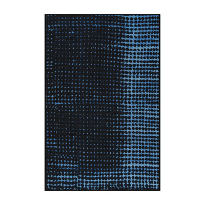 Tapis abstrait 100% lavable à la machine 4523