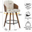 Tyandra Swivel Bar Stool-393910040-393910052