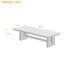 Table de salle à manger rectangulaire en bois massif de style original