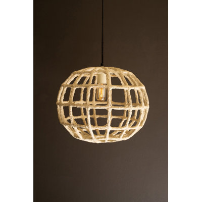 Luminaire suspendu en papier mâché Kalalou