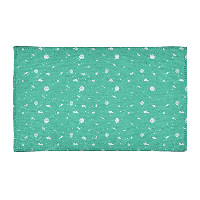 Tapis de zone verte outer space, Rectangle 2 pi x 3 pi