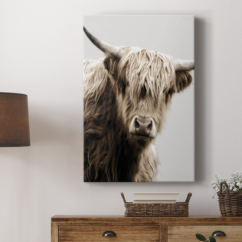 Highland Portrait I -Galerie enveloppée Cavas, H 27 po x l 18 po