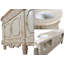 Meuble-lavabo double 86 po Voegele Parchment-1899532062
