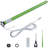 ALEKO Motorized Retractable Outdoor Awning with White Frame-19996888-63871972