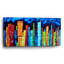  «City Nights II» par Megan Duncanson, art mural en verre acrylique, 48 po x 24 po