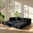 Towin 77.95" W x 35.43" D x 26.77" H Corduroy 4-in-1 Convertible Sleeper Sofa Bed-1686954452