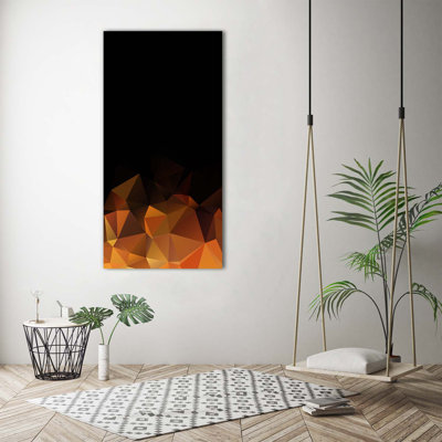 Abstraction Triangles - Wrapped Canvas Print