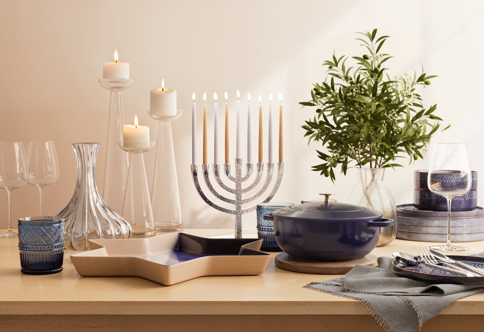 Shine Bright All Eight Nights with Festive Hanukkah Décor