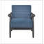 Fauteuil bleu à 4 pieds Tadcaster-1498030551