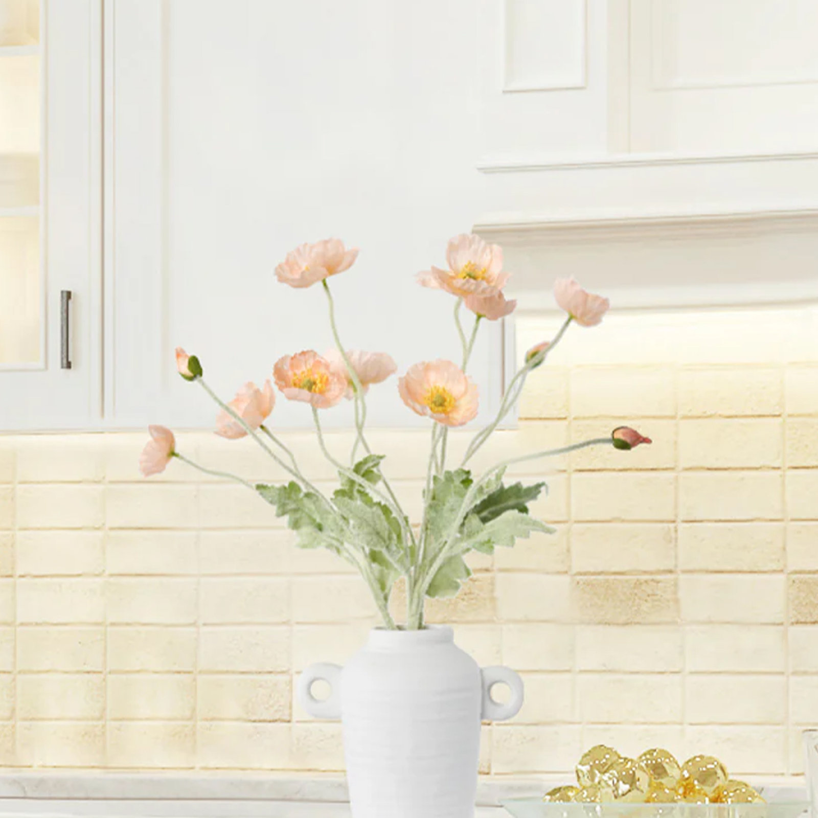 Audet Poppy Stems, Pink