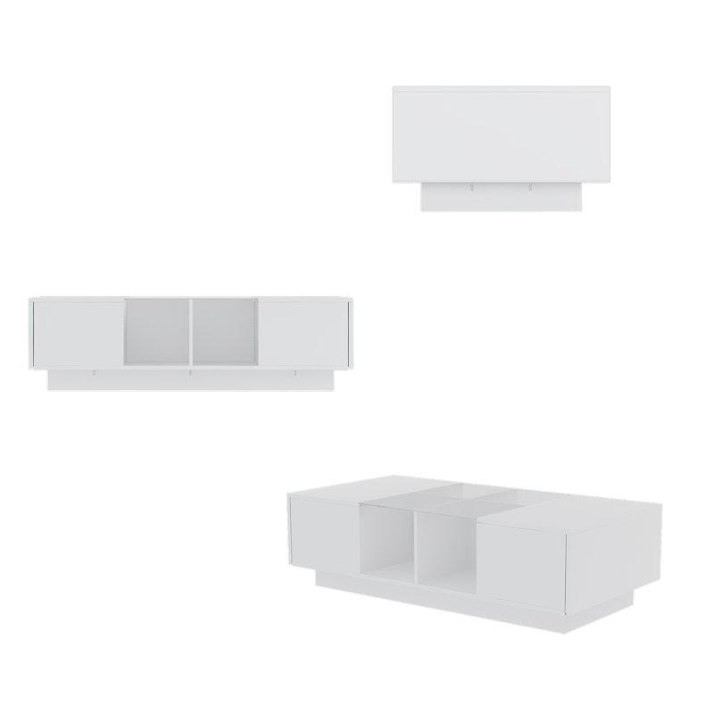 Table basse avec rangement Caelah Block
