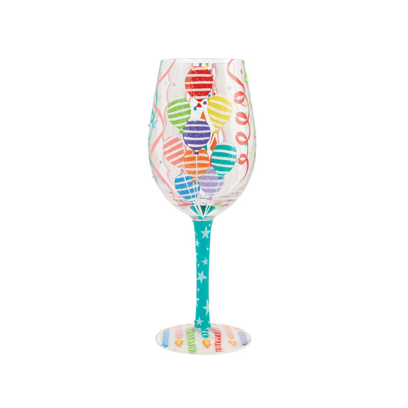 Verre à vin 9 po Lolita Happy Birthday Blast