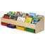 7 Compartment Manufactured Wood Book Display