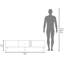 63" Tv Stand With Two Pull-down Cabinets And Space Management - Black Oak For Entertainment Needs,