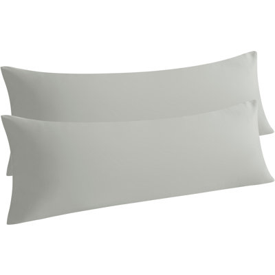  Microfiber Body Pillowcase, Soft Body Pillowcase Set With Envelope Closure, 54'' L × 20'' H
