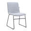 Chaise d'invité de bureau en cuir / polyester Lagan-1314206482
