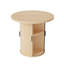 Ensemble de table de salle à manger 31,5 "/ 47" en bois avec tablette de rangement semi-ouverte, comprenant 2 à 4 chaises rembourrées en tissu-1433461873-1433461875