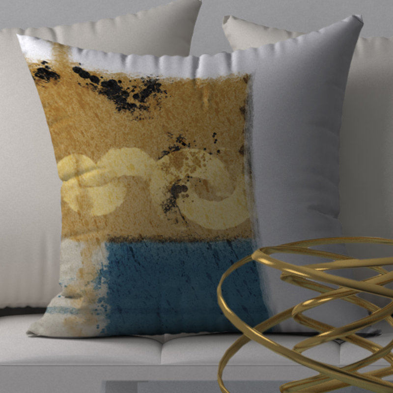 Housse de coussin carrée séduisante et insert, 20 po x 20 po