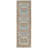 Beall Hand Knotted Wool Oriental Area Rug