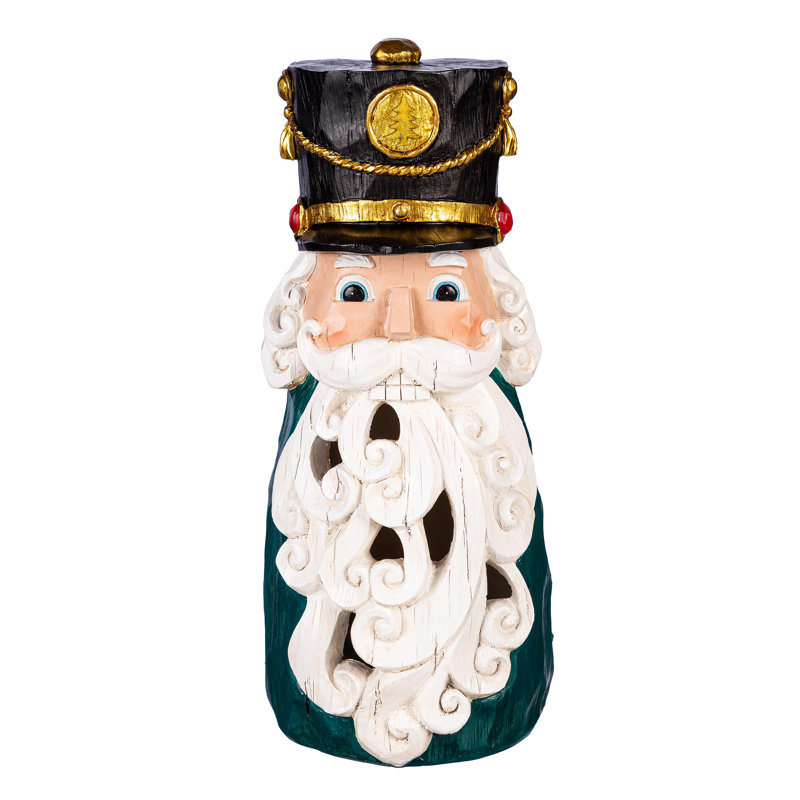 LED Nutcracker Garden Statue, 16"H