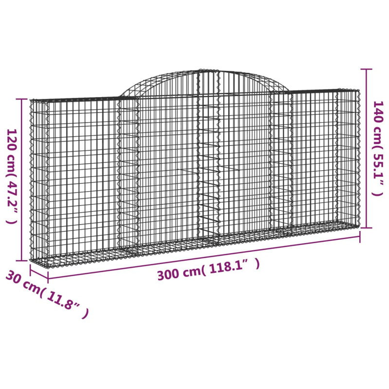 Avantae Mesh with 4 Panel(s) Included, 140cm H x 300cm W x 30cm D
