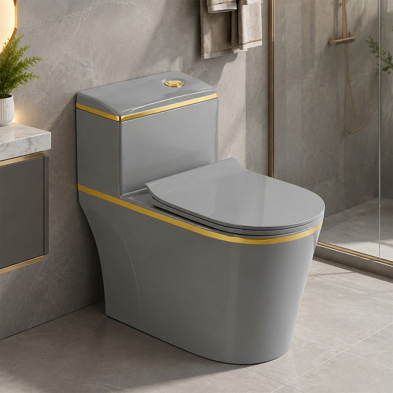 Dual-Flush Elongated One-Piece Toilet (Seat Included)