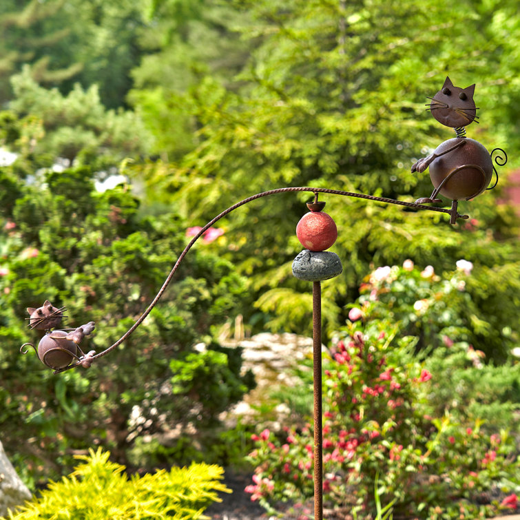 Bornhöft Décoration Métal Lama Rustique - Piquet D'arbre Ou Mural 40 Cm - Déco Jardin Originale Et Unique - 11