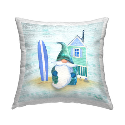 Striped Outdoor Throw Pillow