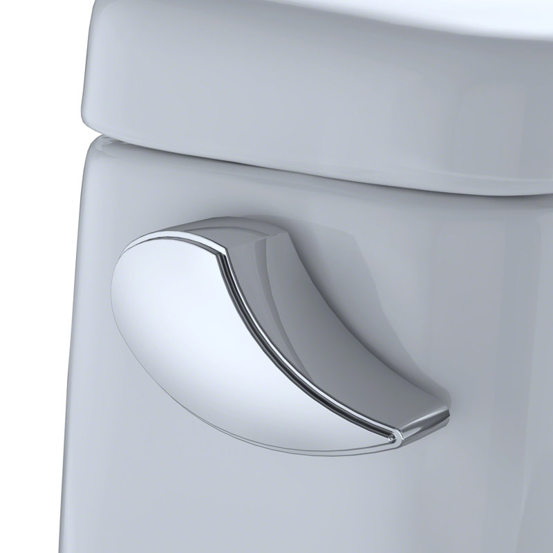 Toilette allongée une pièce 1,6 GPF conforme à l'ADA TOTO® UltraMax®, blanc coton, Coton, Côté gauche
