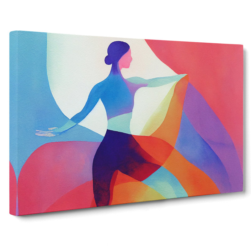 Woman In Watercolour Vol.2 - Wrapped Canvas