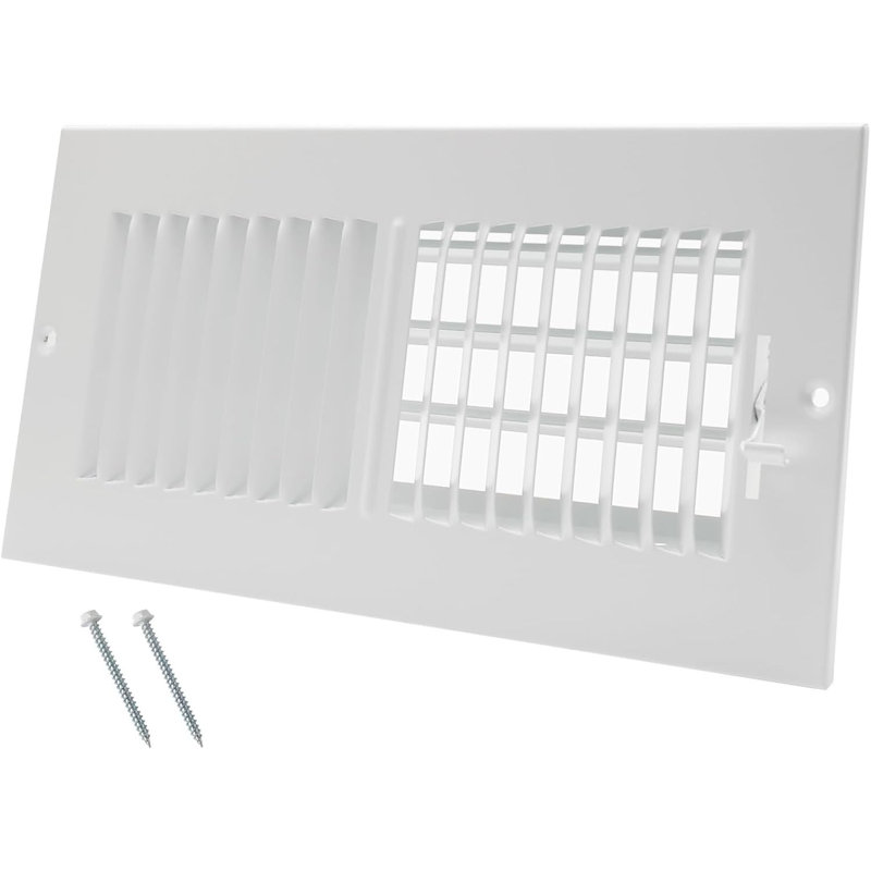 10 x 4 pouces [Ouverture de conduit] Couvercles d'aération pour mur ou plafond