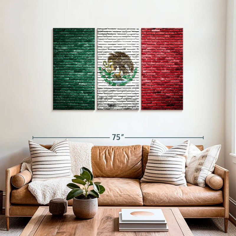 Drapeau mexicain Borges, H 36 po x l 57 po