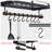 Metal Rectangle Wall Mounted Pot Rack