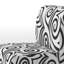 Fauteuil de chambre rembourré Black Curls