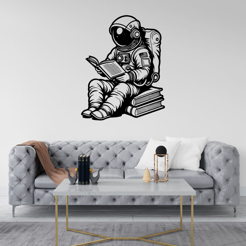Autocollant astral, H 22 po x l 17 po, Orange