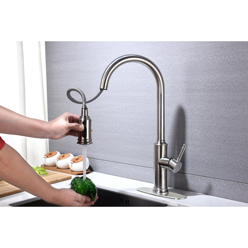 Robinet de cuisine avec douchette extractible