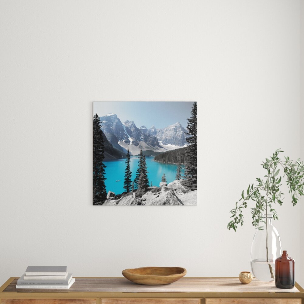 Leinwandbild Moraine Lake kanadische Berge