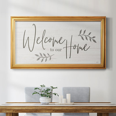 Welcome To Our Home - Reproduction de photo sur toile