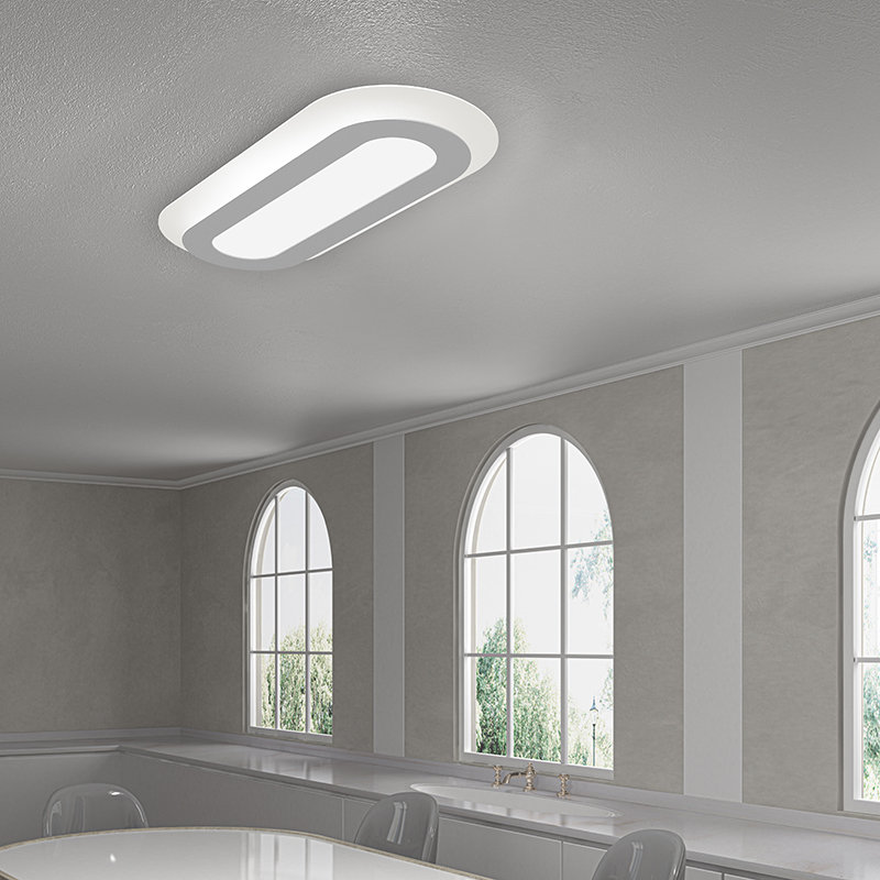 Offset 1 - Light Flush Mount