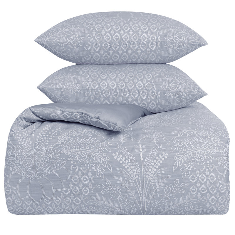 Ready-to-Bed Comforter Set, King Comforter + 2 King Shams