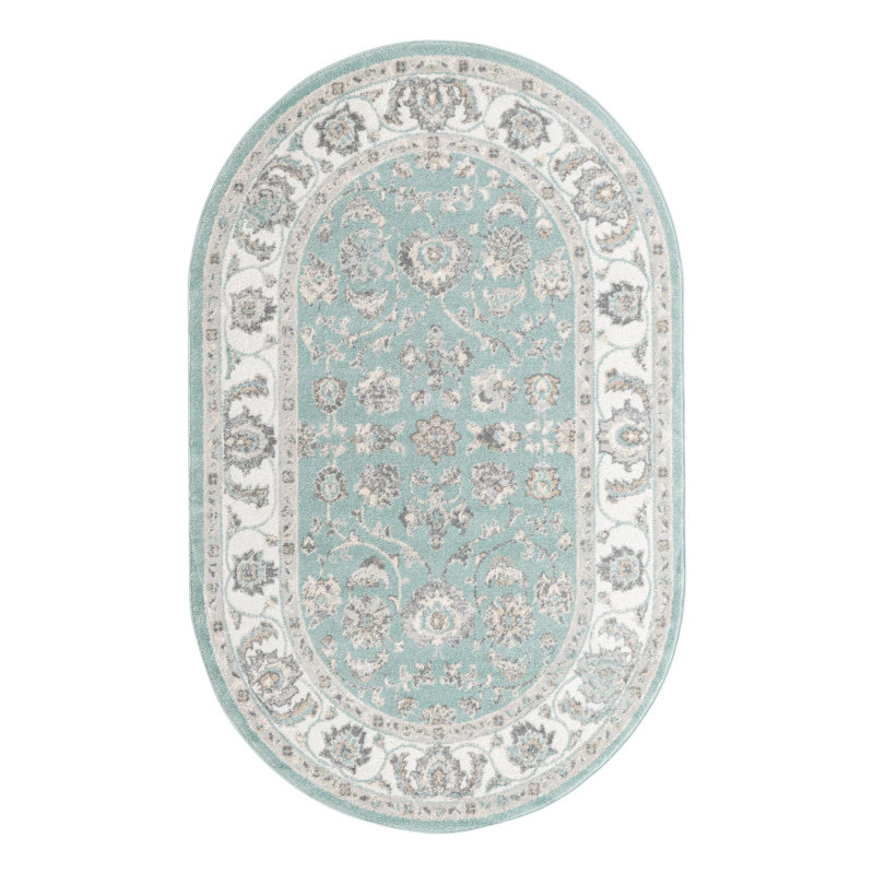 Hilley Oriental Indoor Rug, Oval 5' x 8'