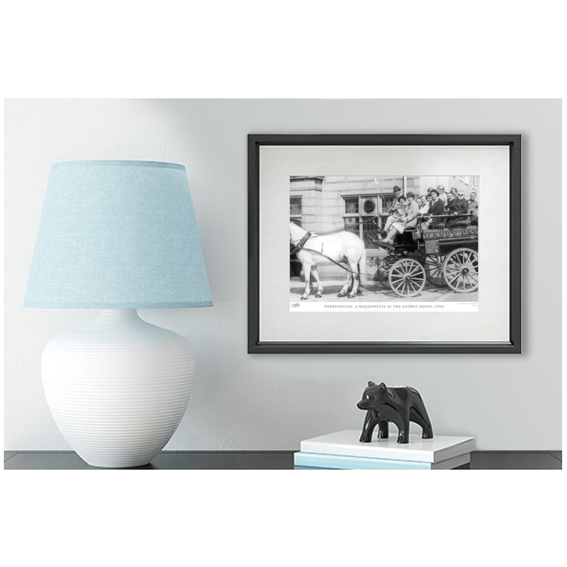 Torrisholme, A Waggonette At The George Hotel C1965 - Single Picture Frame Print, 60cm H x 80cm W x 2.3cm D