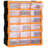 vidaXL Multi-drawer Organizer Storage Unit Wall Cabinet Sewing Box 2 Pcs PP-264064457