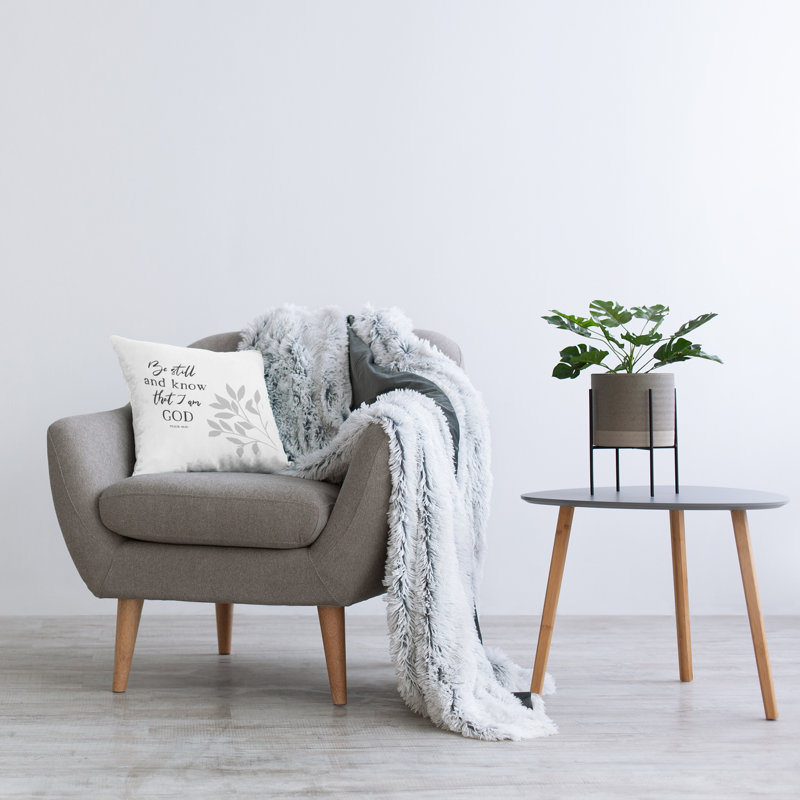 Coussin décoratif "All Things Through Christ", imprimé par Val Rhodes
